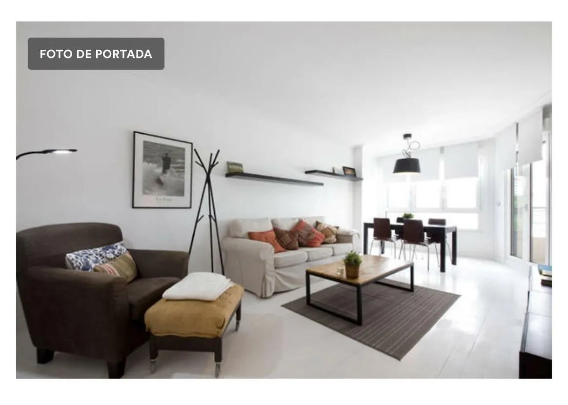 White Cozy Flat In Donostia Apartment San Sebastian